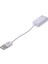 3.5mm Mikrofon Kulaklık Soketi USB 2.0 Ses Kartı Hoparlör Ses Adaptörü Beyaz (Yurt Dışından) 3