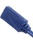 Mavi USB 3.0 Erkek - Erkek F/m Tip A Konnektör Uzatma Kablosu 30CM (Yurt Dışından) 5