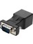 2 Paket VGA Genişletici Erkek RJ45 Cat5 Cat6 20 M Ağ Kablosu Adaptörü Com Bağlantı Noktası Lan Ethernet Bağlantı Noktası Dönüştürücü (Yurt Dışından) 3