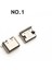 100 Adet/grup 10 Model Tip-C USB Şarj Dock Konnektörleri Mix 6pin ve 16PIN Telefon ve Dijital Ürün Tamir Takımları Için Kullanın (Yurt Dışından) 2