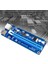 VER008C Adaptör Kartı M2 Ngff 16X Sata 15PIN Görüntü Kartı Uzatma Kablosu 6pin Adaptör Kartı Btc Madencilik Mavi (Yurt Dışından) 4