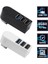 Pc Dizüstü Bilgisayar Için Mini Döndürülebilir 3 Bağlantı Noktalı USB 3.0 Hub Yüksek Hızlı (Siyah) (Yurt Dışından) 3