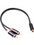 Rca Kablosu 2 Rca Erkek - 1 Rca Dişi Adaptör Ses Kablosu Aux Kablosu (Yurt Dışından) 2