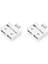 Taşınabilir Mini USB Hub'dan 2 Bağlantı Noktalı Şarj Aleti Hub Adaptörüne Beyaz (Yurt Dışından) 1
