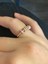 Kadın Halka Detay Rose Gold Renk Gümüş Yüzük 3