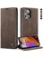 Iphone 15 Için Flip Case Pro Flip Folio Kitap Vintage Pu Deri Cüzdan Kılıf (Yurt Dışından) 1