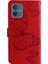 Motorola Moto G54 5g Pu Deri Flip Kickstand Için Kılıf Kart Yuvası ile (Yurt Dışından) 5