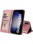 Samsung Galaxy S23 Kickstand Premium Deri Üç Kart Için Flip Case (Yurt Dışından) 1