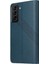 Samsung Galaxy S22 Üç Kart Yuvaları Premium Deri Için Flip Case (Yurt Dışından) 5
