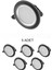CT-5258 Zebra Led Armatür 6W 3 Renk 5’li Paket 1