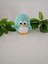 2'li Amigurumi Penguen Oyuncaklar (Mor ve Mint Yeşil) 4