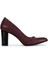 Hakiki Deri Stiletto Bordo Topuklu Ayakkabı - 7,5 Cm İnce Topuk Sivri Burun - El İşçiliği Premium Yumuşak Deri GRS009-BD 2