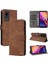 Tcl 501 4g Rfid Engelleme Kart Yuvaları Için Kılıf Kapak Flip Folio Cüzdan Pu (Yurt Dışından) 5