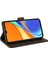 Xiaomi Redmi 9c Kickstand Premium Deri 4 Için Flip Case Köşe Üç (Yurt Dışından) 5
