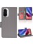 Xiaomi Poco F3 Yan Toka Manyetik Kart Yuvaları Tutucu Pu Deri Kılıf (Yurt Dışından) 1