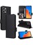 Xiaomi Redmi Için 12 4g Yan Toka Pu Deri Manyetik Kart Yuvaları (Yurt Dışından) 5