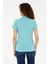 50280057-VR090 Kadın Mint Basic T-Shirt 5