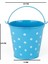 2 Pcs Vıp Decoratıve Blue Purple Pail 2 Adet Saplı Metal Kova Puantiyeli Kova Mor Kova Mavi Kova 3