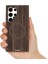 Galaxy S24 Ultra Uyumlu Kılıf Magsafe Şarj Özellikli Youngkit Wood Forest Serisi Kapak Kahverengi 3