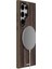 Galaxy S24 Ultra Uyumlu Kılıf Magsafe Şarj Özellikli Youngkit Wood Forest Serisi Kapak Kahverengi 4