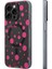 iPhone 15 Pro Uyumlu Kılıf Magsafe Şarj Özellikli Polka Dot Desenli Youngkit Spots Serisi Kapak Gri 2