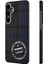 Galaxy S24 Uyumlu Kılıf Ekose Desenli Youngkit Gezhi Serisi Kapak Mavi 1