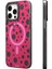 iPhone 13 Pro Max Uyumlu Kılıf Magsafe Özellikli Polka Dot Desenli Youngkit Spots Serisi Kapak Pembe 2