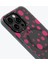 iPhone 13 Pro Max Uyumlu Kılıf Magsafe Özellikli Polka Dot Desenli Youngkit Spots Serisi Kapak Gri 2