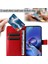 Motorola Moto G54 5g Pu Deri Flip Kickstand Için Kılıf Kart Yuvası ile (Yurt Dışından) 4