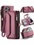 Iphone 14 Için Crossbody Durumda Pro Kart Tutucu Kılıf Cüzdan Fermuar Faturaları Yuvası (Yurt Dışından) 1