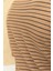 Çizgili Polo Yaka T-Shirt Taş 4