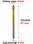 6170 Ok Tipi 4 Elmaslı Cam Fayans Delme Matkap Ucu 4 mm 4