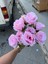 10 Dallı Büyük Açık Gül Demet (Pembe) (Yapay Çiçektir) 1