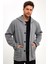 Alexander Gardi Kapüşonlu Içi Şardonlu Oversize Hırka (E23-607 03) 2