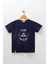 Erkek Çocuk Kısa Kollu Bisiklet Yaka Hz.ömer Baskılı T-Shirt 1