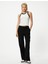 Halter Yaka Atlet Renk Kontrastlı Fitilli Pamuklu Slim Fit 1