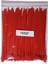 Plastik Kablo Bağı - Kırmızı -2,5MMX100MM-CIRT Kelepçe (100 Adet) 1