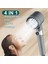 Masajlı Filtreli 3 Fonksiyonlu Siyah El Duşu, Handshower, Massage Handshower Alithestereo 3