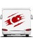 Yırtıklı Türk Bayrağı Araba Oto Motosiklet Karavan Sticker 00034 3