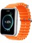 Huawei Watch Fit 2 Uyumlu Ocean Silikon Kordon Pim Çevirici Aparatı ile Birlikte Turuncu 1