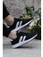 0244 Siyah Beyaz Rahat Esnek Sneaker Erkek Spor Ayakkabı 5