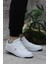 0512 Beyaz Rahat Esnek Sneaker Erkek Spor Ayakkabı 1
