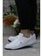 0512 Beyaz Rahat Esnek Sneaker Erkek Spor Ayakkabı 3