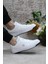 0512 Beyaz Rahat Esnek Sneaker Erkek Spor Ayakkabı 5