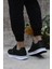 2649 Wks 2649 Siyah Beyaz Anatomik Rahat Sneaker Erkek Ayakkabı 4