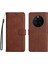 Kart Yuvası Yüksek Telefon ile Huawei Mate 50 Klasik Düz Renk Için Flip Case (Yurt Dışından) 1