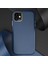 Iphone 11 Uyumlu Deri Görünümlü Metal Kamera Çıkıntılı Sert Natura Kapak 4