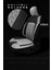 Wolkswagen Golf - 7 Tridline Hatchback 2013-2020 Aracınıza Uyumlu Koltuk Kılıfı Luxe Serisi Gri 2