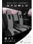 Renault Latitude Sedan 2012 Aracınıza Uyumlu Koltuk Kılıfı Jakar Deri Gri 4