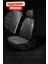 Mitsubishi L-200 Pickup 2011-2015 Aracınıza Uyumlu Koltuk Kılıfı Vira Siyah Beyaz 2